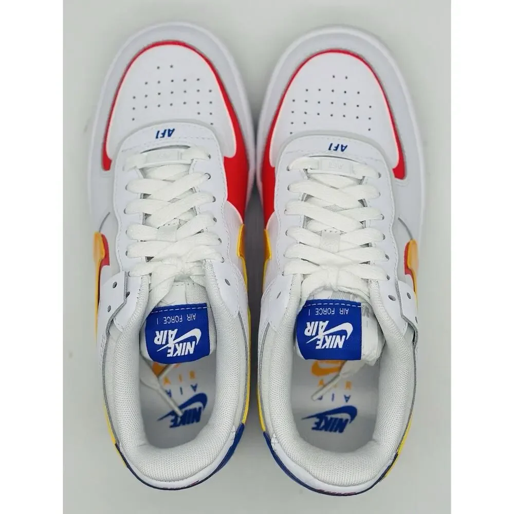 NEW Nike Air Force Shadow White Platform DZ1847-100 Women’s Size Multi
